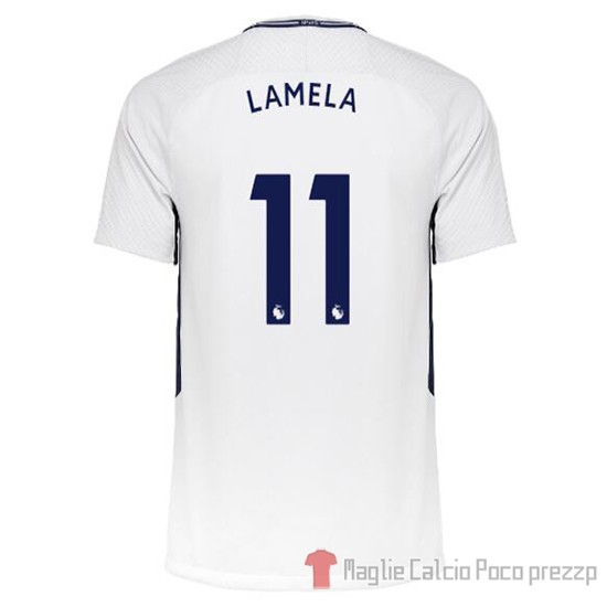 Maglia Tottenham Hotspur Giocatore Lamela Home 2017/2018 - Clicca l'immagine per chiudere